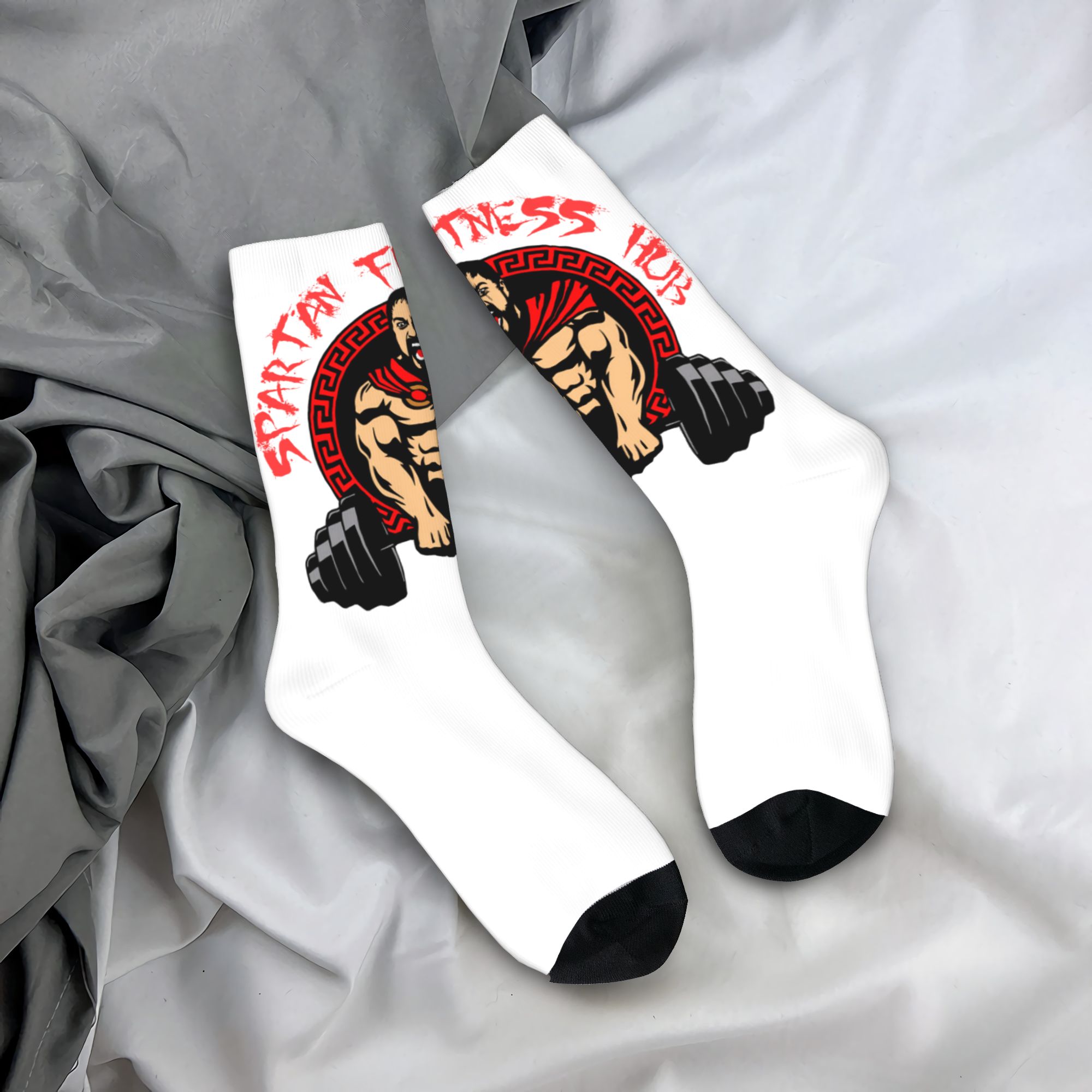 Dress Sock Men - Custom Spartan Gym Men's Crew Socks