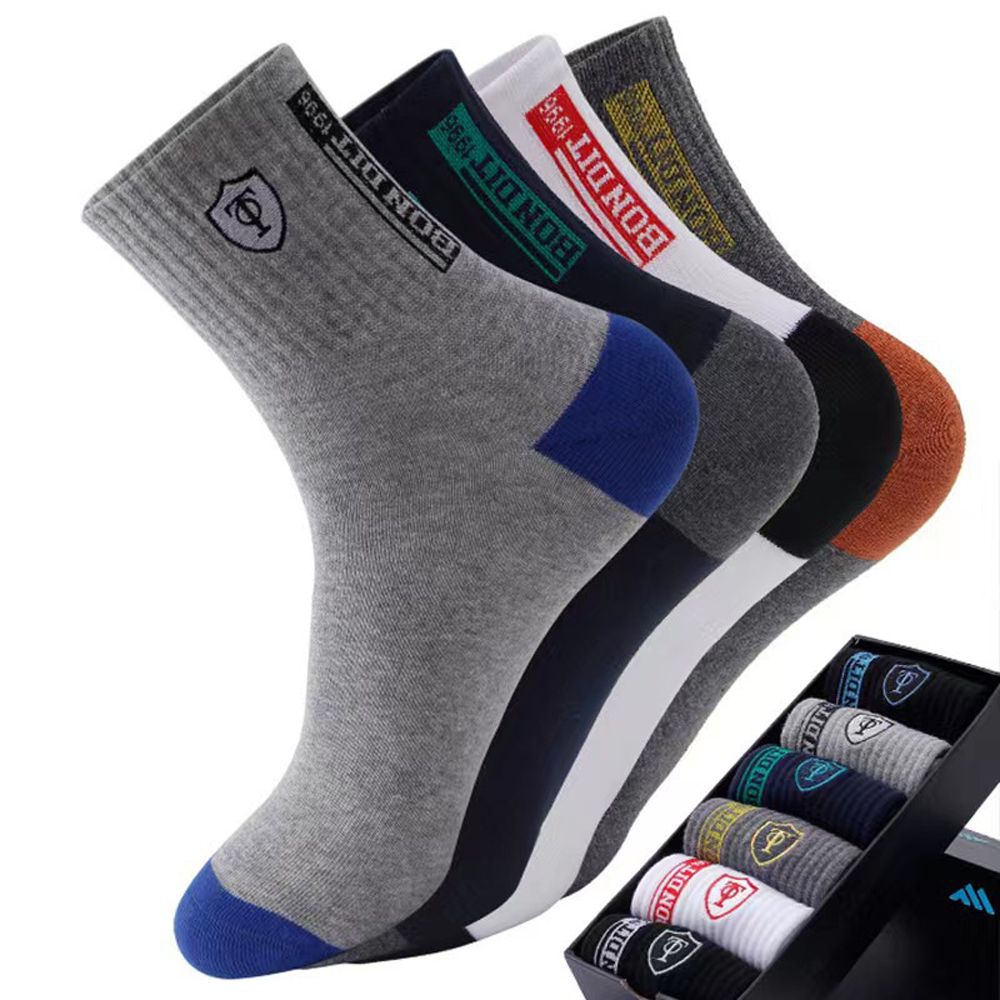 Cotton Crew Sock Pack - Men's5/10-Pack Premium Thermal Crew Socks Soft