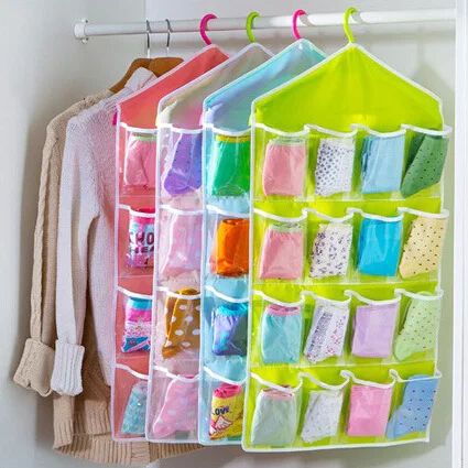 Hot 16Pockets WardrobePockets  - Sock Organizer Tray recension och pris