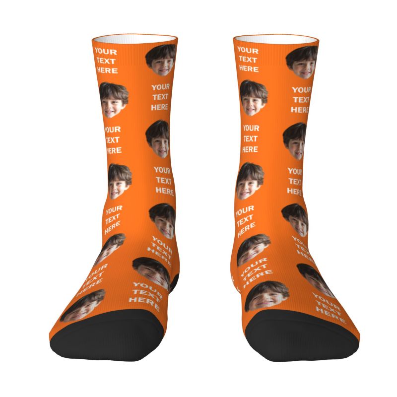 Personalized Photo Text Custom - Dress Sock Men recension och pris