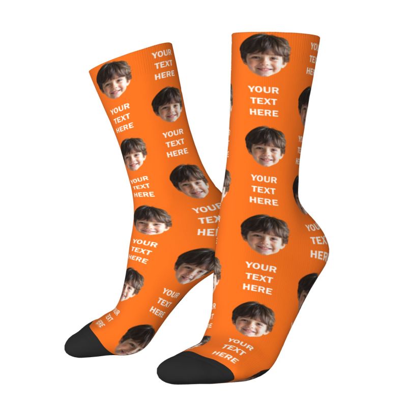 Personalized Photo Text Custom - Dress Sock Men recension och pris