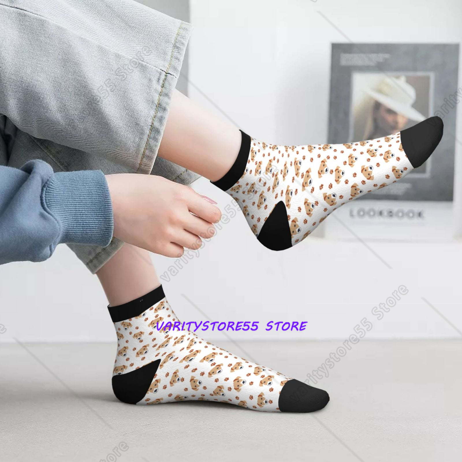 Labrador Retriever Dog Pattern - Athletic Sock Cushion recension och pris