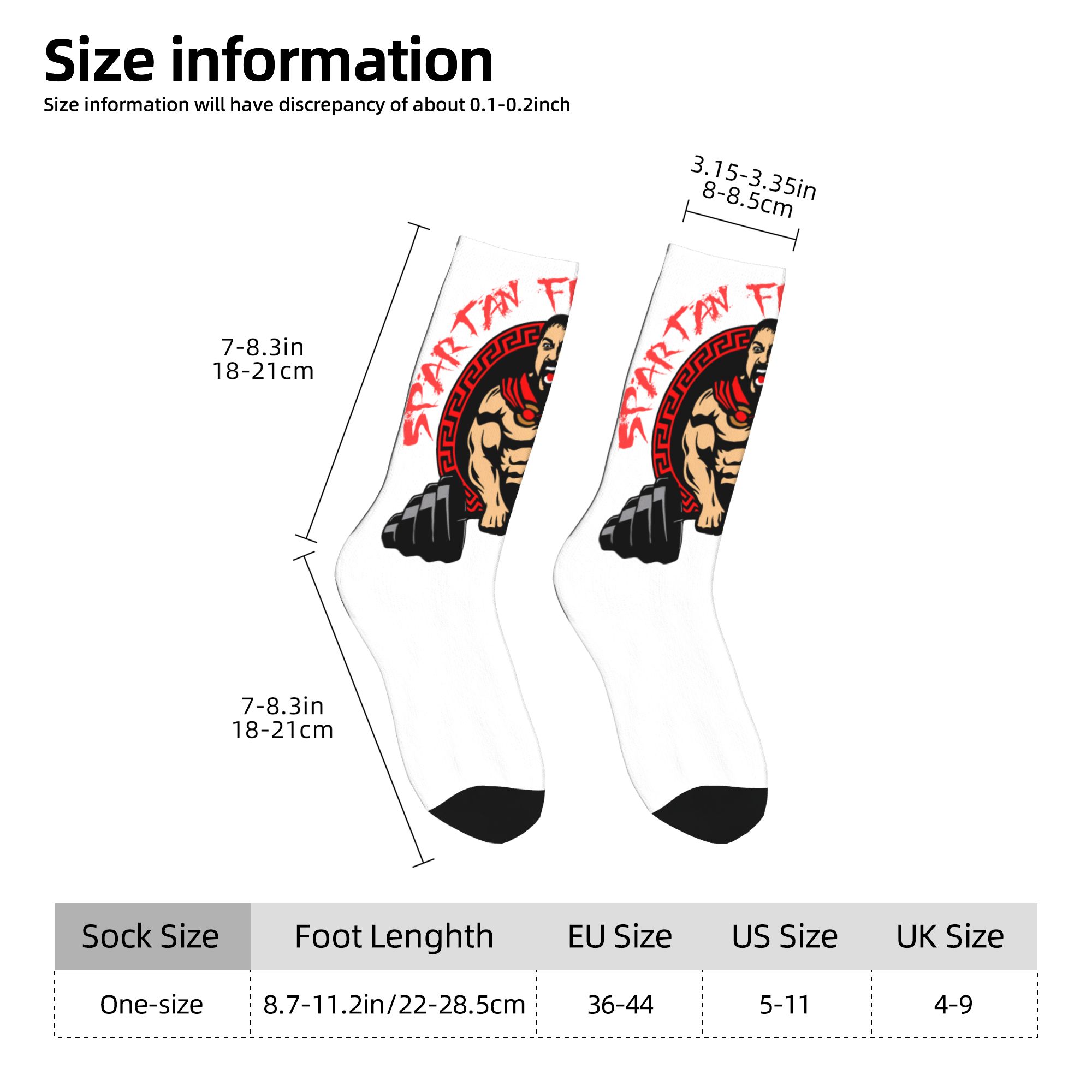 Custom Spartan Gym Men's Crew  - Dress Sock Men recension och pris