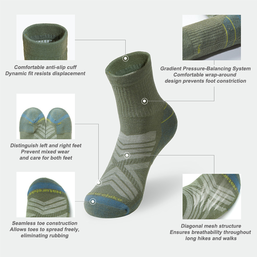 Naturehike Sport Socks Man Soc - Wool Hiking Sock recension och pris