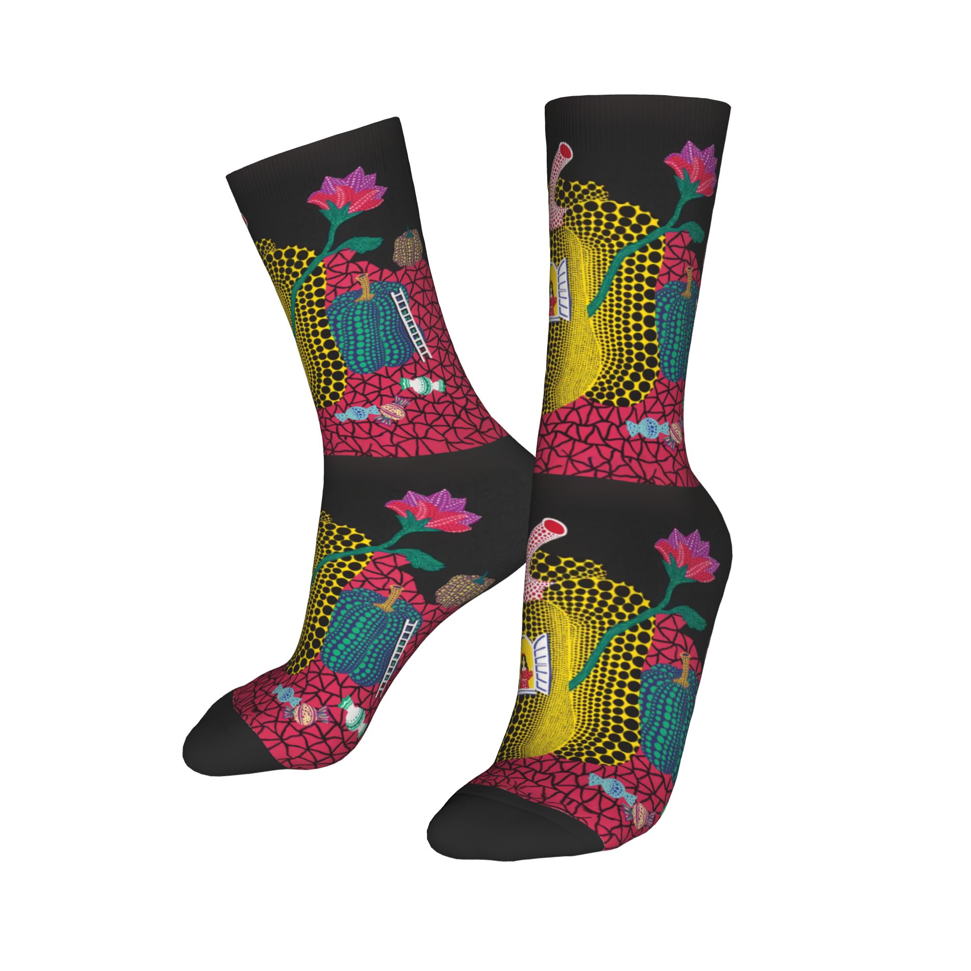 Custom Yayoi Kusama Abstract P - Dress Sock Men recension och pris