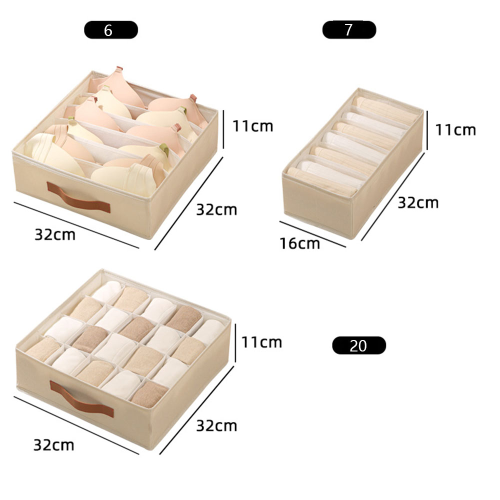 1Pc Foldable Drawer Organizer  - Sock Organizer Tray recension och pris