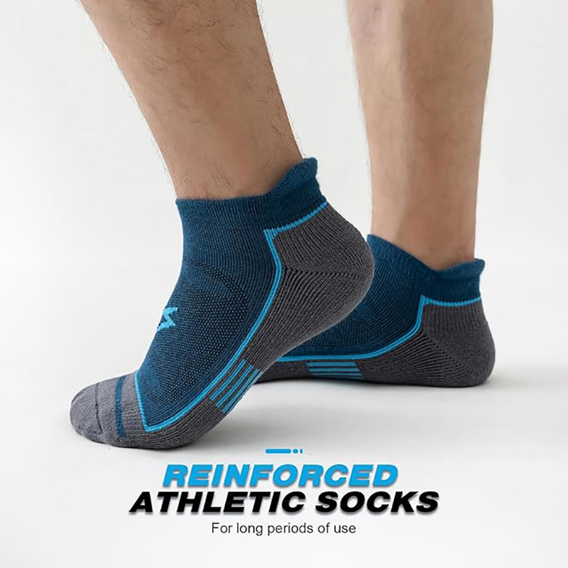 6 Pack Men's Athletic Socks Th - Athletic Sock Cushion recension och pris
