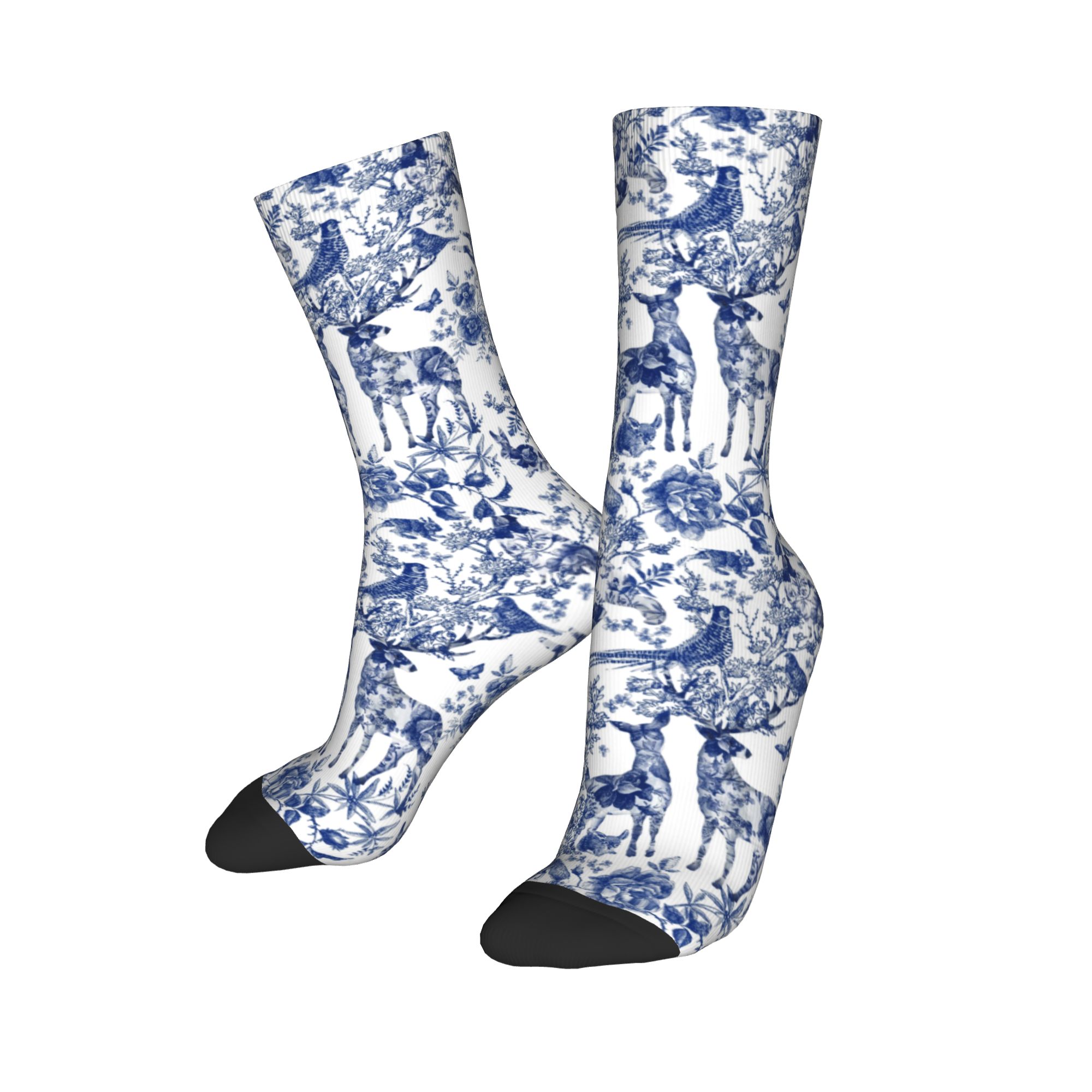 Custom Vintage French Toile De - Dress Sock Men recension och pris