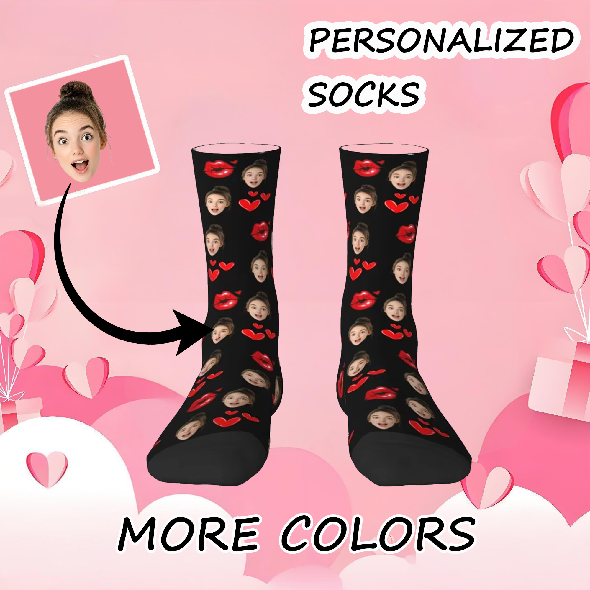 Custom Novelty Mens Personaliz - Dress Sock Men recension och pris